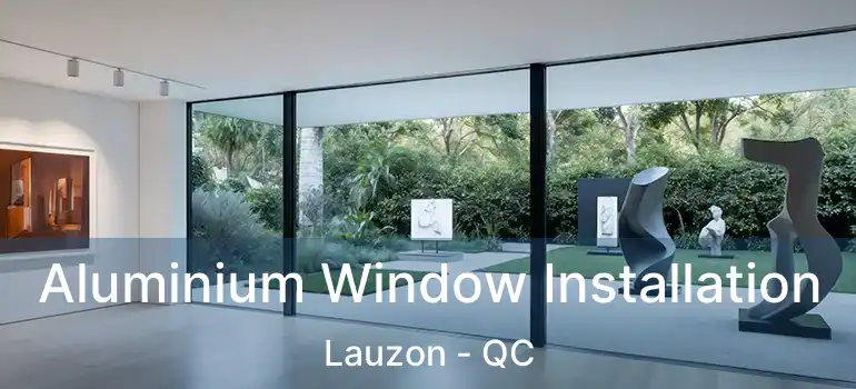  Aluminium Window Installation Lauzon - QC