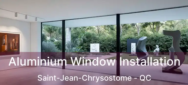  Aluminium Window Installation Saint-Jean-Chrysostome - QC