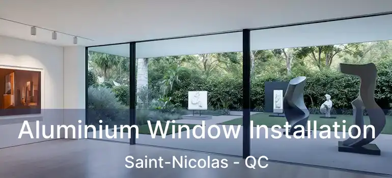  Aluminium Window Installation Saint-Nicolas - QC