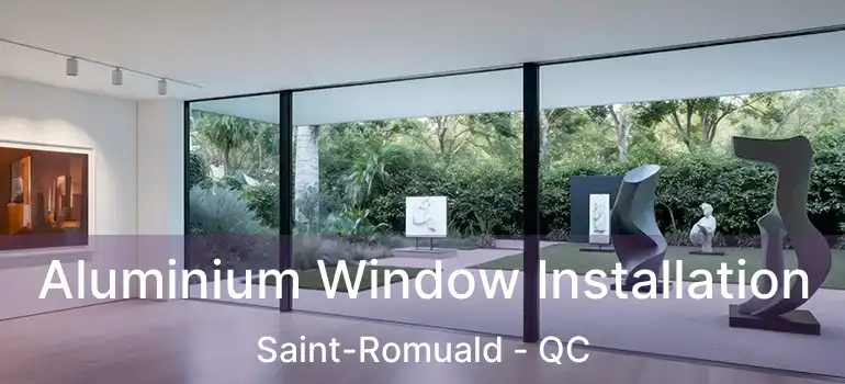  Aluminium Window Installation Saint-Romuald - QC