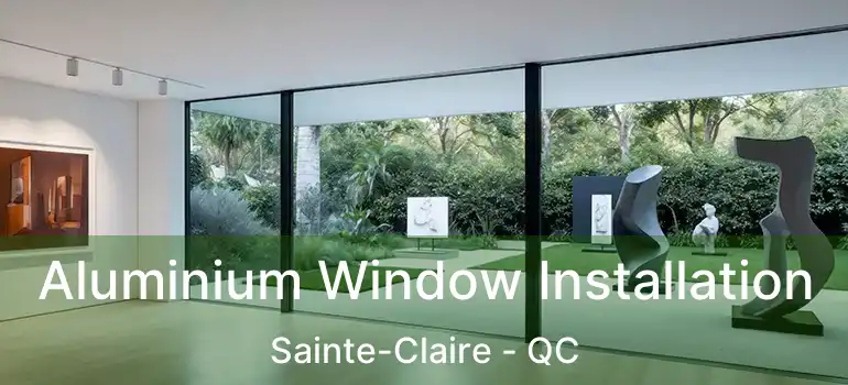  Aluminium Window Installation Sainte-Claire - QC