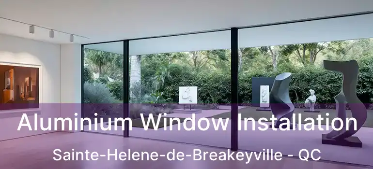  Aluminium Window Installation Sainte-Helene-de-Breakeyville - QC