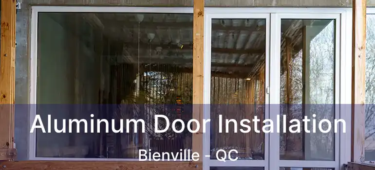 Aluminum Door Installation Bienville - QC