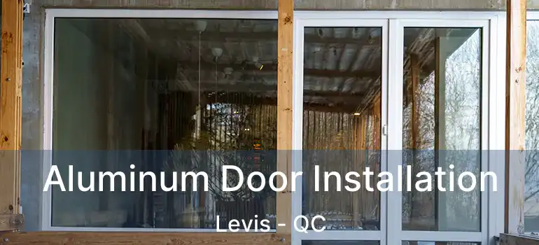  Aluminum Door Installation Levis - QC