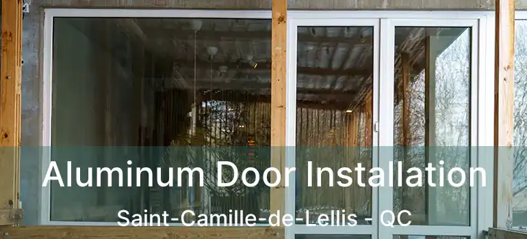  Aluminum Door Installation Saint-Camille-de-Lellis - QC