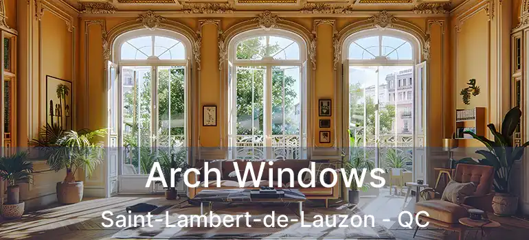  Arch Windows Saint-Lambert-de-Lauzon - QC