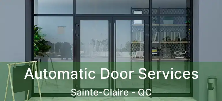  Automatic Door Services Sainte-Claire - QC