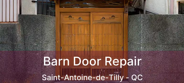  Barn Door Repair Saint-Antoine-de-Tilly - QC