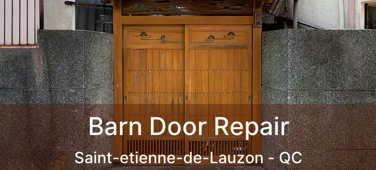  Barn Door Repair Saint-etienne-de-Lauzon - QC