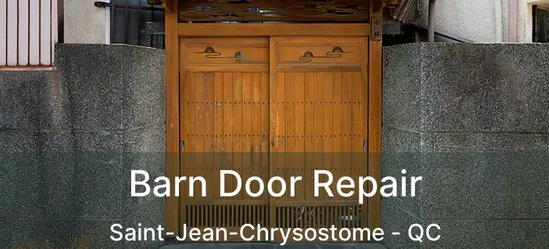  Barn Door Repair Saint-Jean-Chrysostome - QC