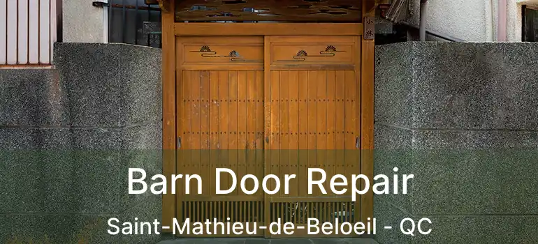  Barn Door Repair Saint-Mathieu-de-Beloeil - QC