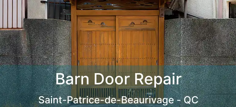 Barn Door Repair Saint-Patrice-de-Beaurivage - QC