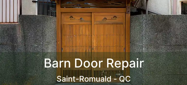  Barn Door Repair Saint-Romuald - QC