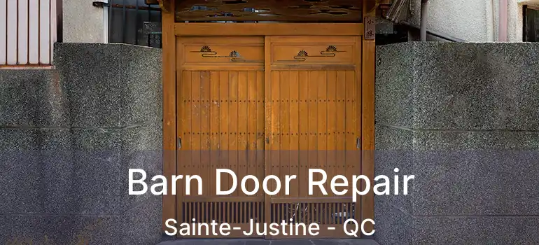  Barn Door Repair Sainte-Justine - QC