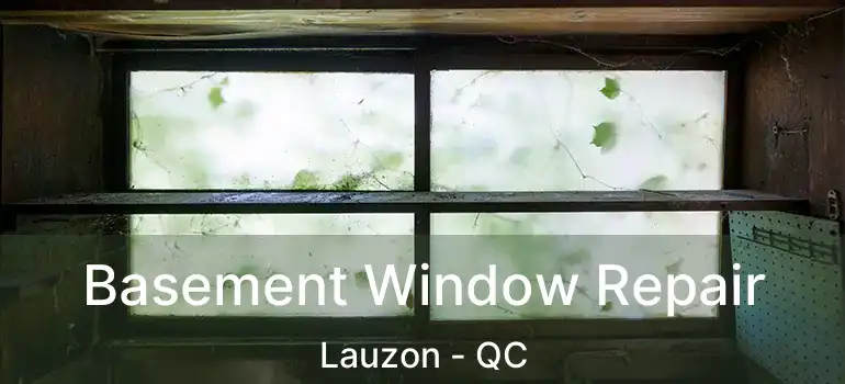  Basement Window Repair Lauzon - QC