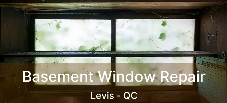  Basement Window Repair Levis - QC