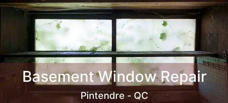  Basement Window Repair Pintendre - QC