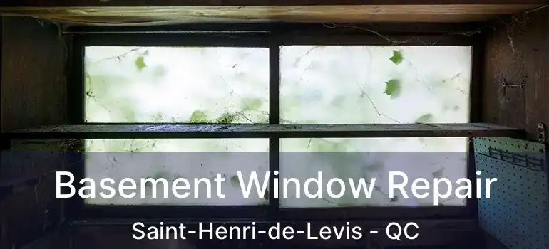  Basement Window Repair Saint-Henri-de-Levis - QC