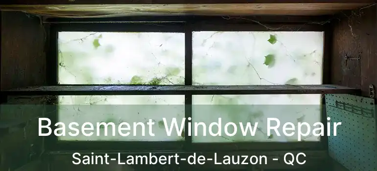  Basement Window Repair Saint-Lambert-de-Lauzon - QC