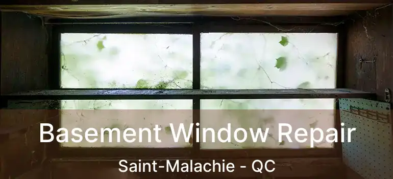  Basement Window Repair Saint-Malachie - QC