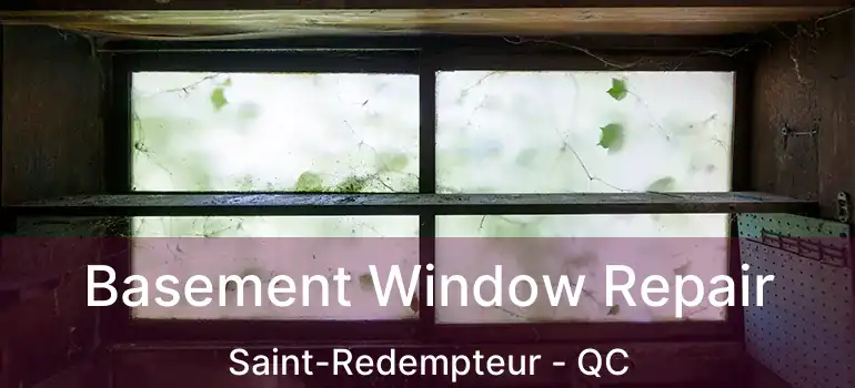  Basement Window Repair Saint-Redempteur - QC