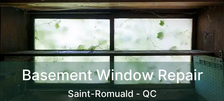  Basement Window Repair Saint-Romuald - QC