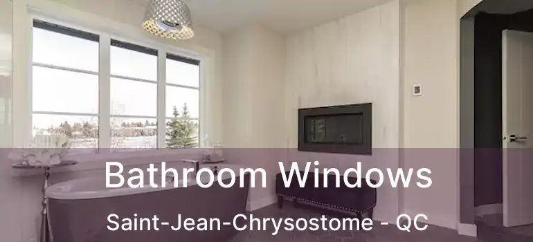  Bathroom Windows Saint-Jean-Chrysostome - QC