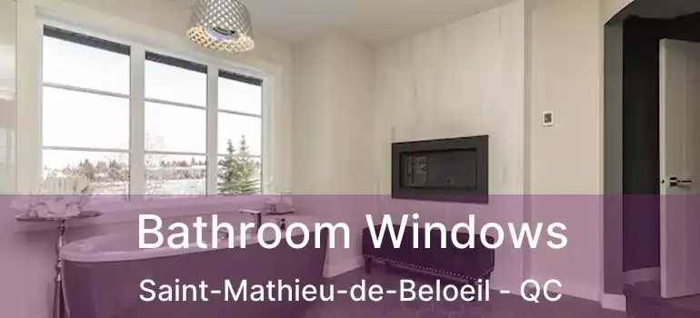  Bathroom Windows Saint-Mathieu-de-Beloeil - QC