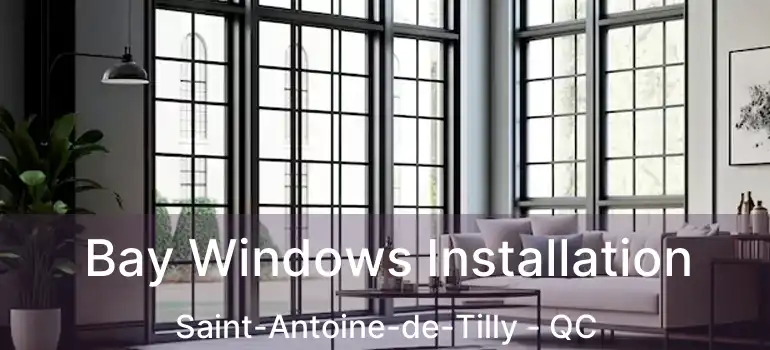  Bay Windows Installation Saint-Antoine-de-Tilly - QC