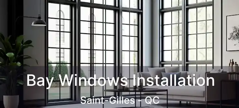  Bay Windows Installation Saint-Gilles - QC