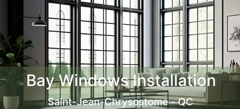  Bay Windows Installation Saint-Jean-Chrysostome - QC