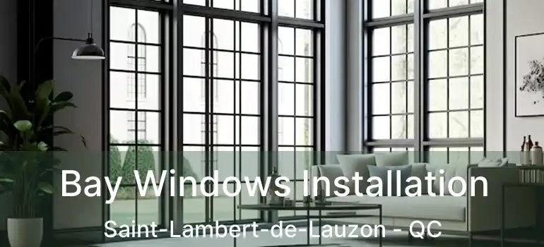  Bay Windows Installation Saint-Lambert-de-Lauzon - QC