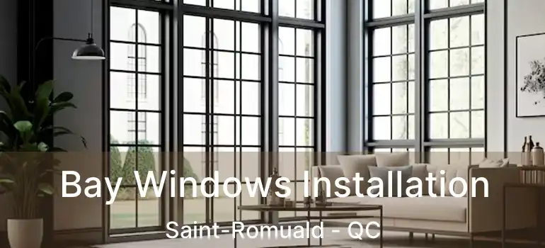  Bay Windows Installation Saint-Romuald - QC