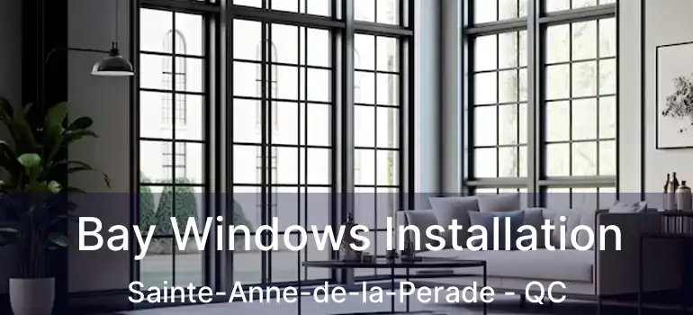  Bay Windows Installation Sainte-Anne-de-la-Perade - QC