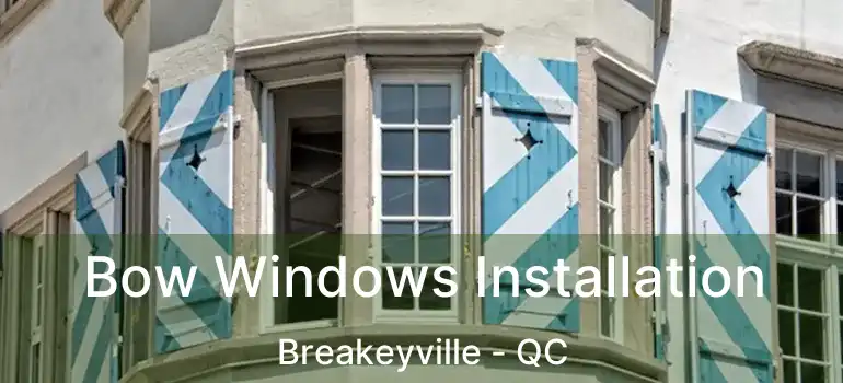  Bow Windows Installation Breakeyville - QC
