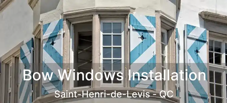  Bow Windows Installation Saint-Henri-de-Levis - QC