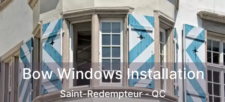  Bow Windows Installation Saint-Redempteur - QC