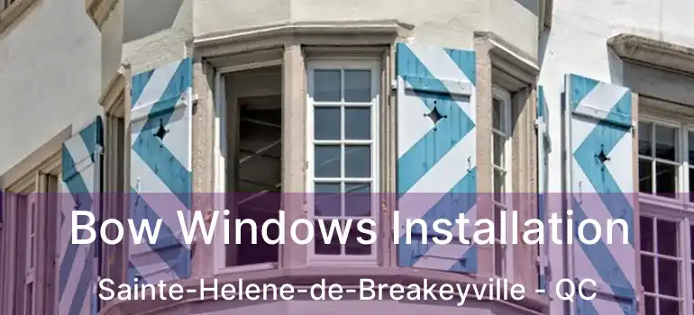  Bow Windows Installation Sainte-Helene-de-Breakeyville - QC