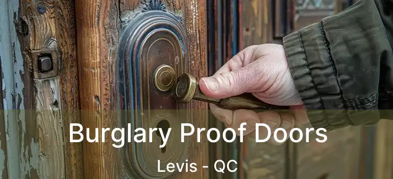  Burglary Proof Doors Levis - QC