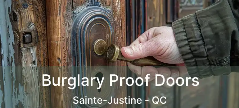  Burglary Proof Doors Sainte-Justine - QC