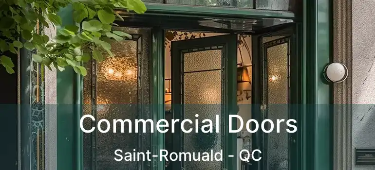  Commercial Doors Saint-Romuald - QC