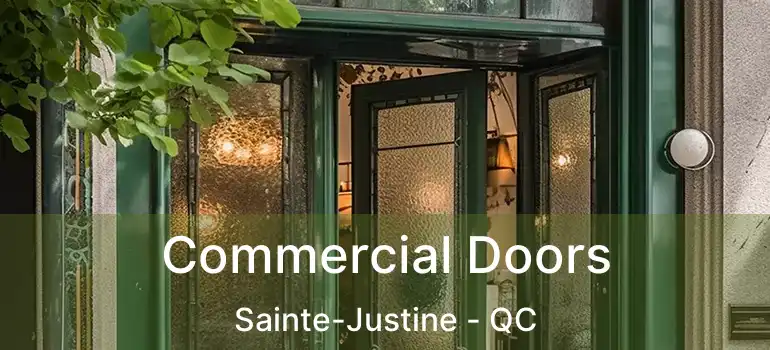  Commercial Doors Sainte-Justine - QC