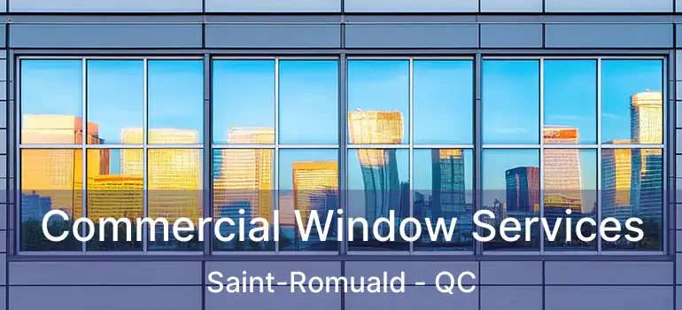  Commercial Window Services Saint-Romuald - QC