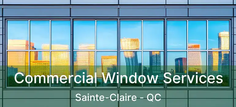  Commercial Window Services Sainte-Claire - QC