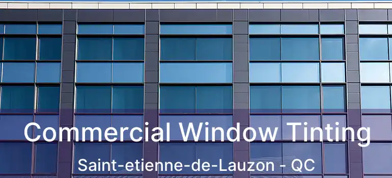  Commercial Window Tinting Saint-etienne-de-Lauzon - QC