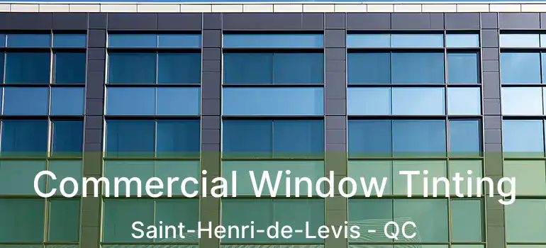  Commercial Window Tinting Saint-Henri-de-Levis - QC