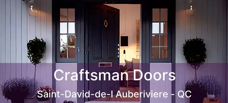  Craftsman Doors Saint-David-de-l Auberiviere - QC