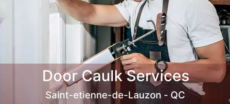  Door Caulk Services Saint-etienne-de-Lauzon - QC