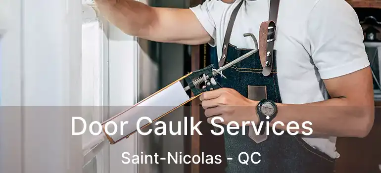  Door Caulk Services Saint-Nicolas - QC