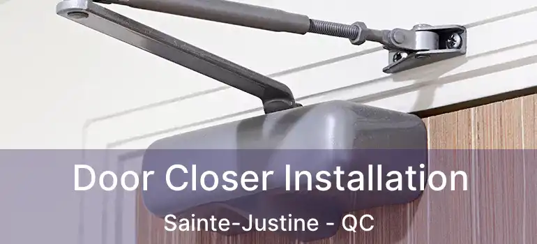  Door Closer Installation Sainte-Justine - QC